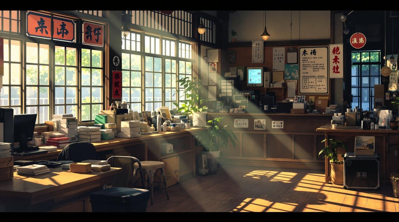 AI漫剧 旧时光邮局 第12话，旧时光邮局治愈短剧最新话