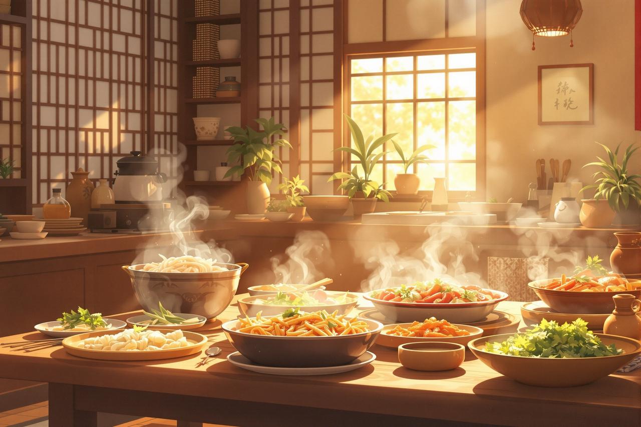 AI漫剧 美食物语分类 - 用美食串联起的温暖人生